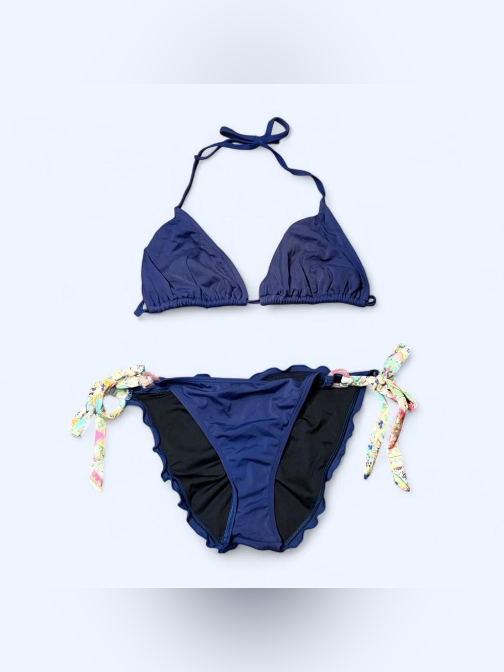 Y2K Blue Navy String Bikini by Venus!